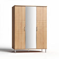 Witte kast met schappen en deuren afmetingen 60 x 40 x 180cm