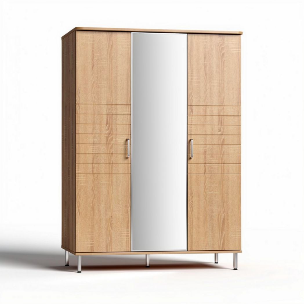 Witte kast met schappen en deuren afmetingen 60 x 40 x 180cm